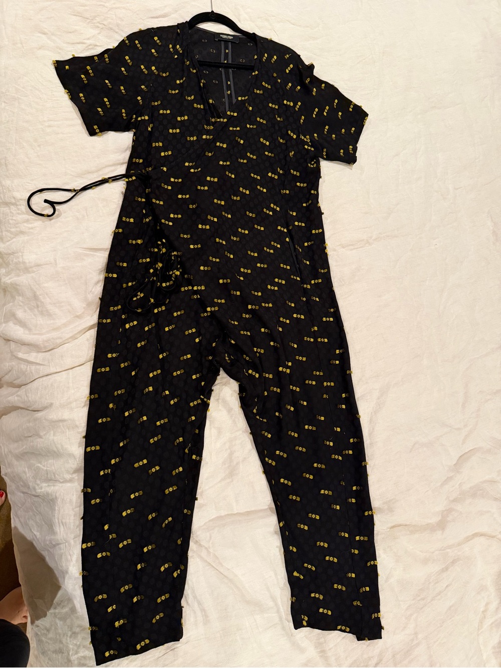 Rachel Comey Black jumpsuit with Gold - Picture 2 of 8
